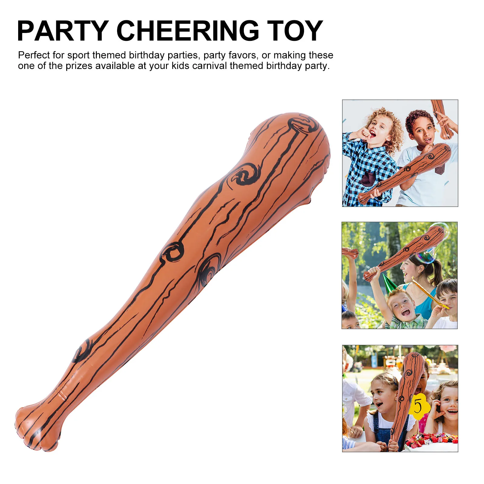 Bat Baseball Inflatablebam Football Cavemanprop Club Games Makerscave Noise Bags Goodie Sticks Thunder Hammer Party
