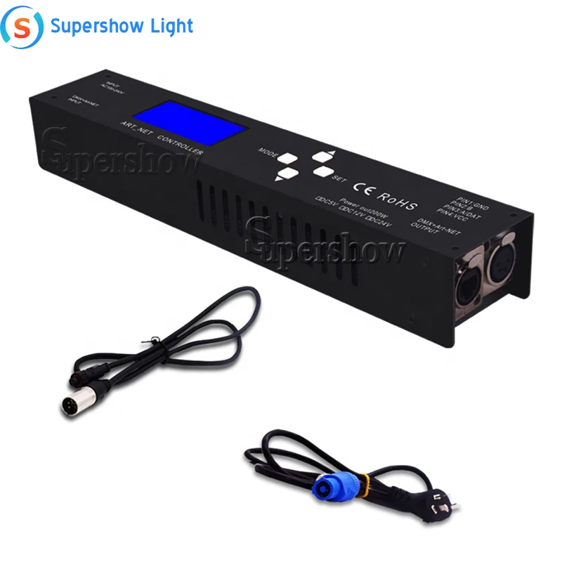 

Светодиодная лента WS2811 UCS1903, лампа-трубка 360, светодиодный пиксельный контроллер освесветильник, 4 универсальности, цвет 12 В постоянного тока, 24 В, RDM, Artnet, контроллер DMX