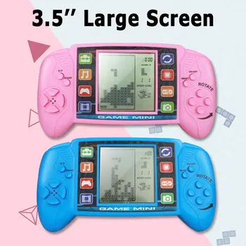 3.5 Inch Large Screen Pocket Handheld Game Players Classic Retro Tetris Game Machine Kids Children Electronic Toys Game Console