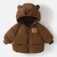 Bear Baby Winter Jackets for Girls Boys Clothes Cotton-Padded Thicken Kids Coats Children Parkas Jacket Baby Outerwear 3