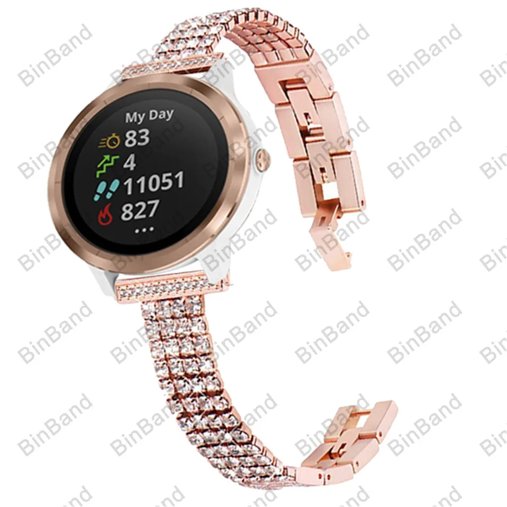 Metal Diamond Watch Band for 20mm/22mm for Huawei watch GT2 42mm watch GT2 46MM fpramazfit GTR 42MM for Huawei watch GT2 46MM