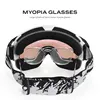 JSJM New Ski Goggles Men Women Double Layer Anti-Fog Big Ski Glasses Winter Outdoor Windproof Protection Ski Goggles Snowboard 3