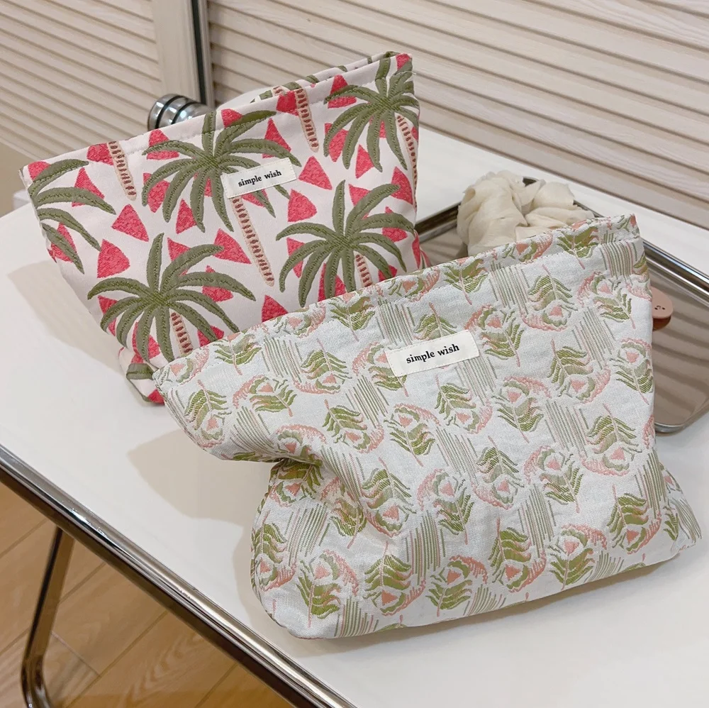 

Cosmetic Bag Ladies Hand bag ForBusiness Trips And Travel Toiletry Storage Cloth Bag Necesserie Storage Bags Soft Make up Bag