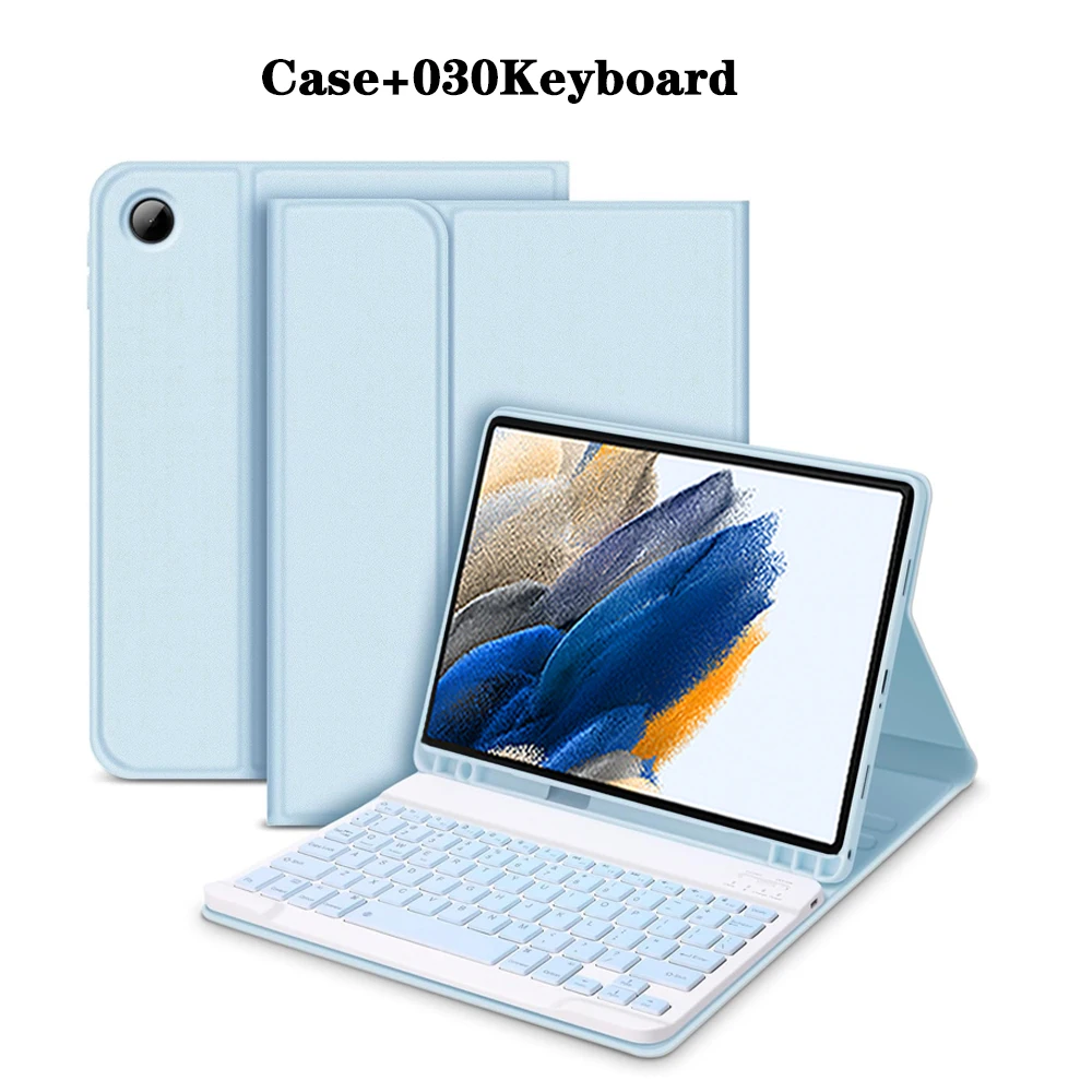 Premium Keyboard Case with Pencil Holder and Bluetooth Keyboard