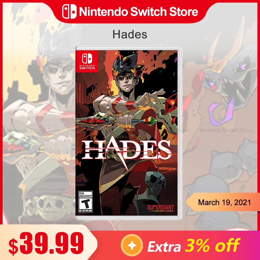 Hades Nintendo Switch Game Deals 100% Ufficiale Originale Gioco Fisico Card Action Adventure E Rpg Genere Per Switch Oled Lite