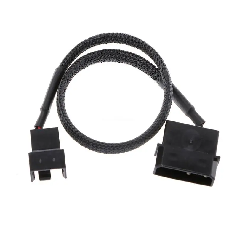 Cavo Ventola Pwm Da 4 Pin Molex Maschio A 3 Pin/4 Pin, Adattatore Convertitore Cavo Prolunga Alimentazione Ventola Pc Per Atx