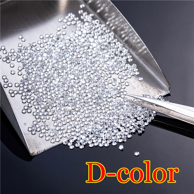 [ Full Size 0.7mm-50CT ] Wholesale 1CT Small Size Loose Moissanites Stones D Color VVS1 Gemstone Lab Grown Moissanite Diamonds 2