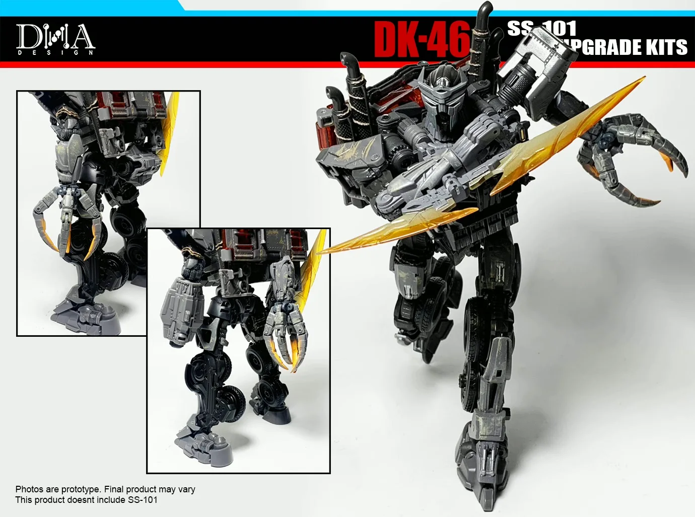 Dna Designs DK-46アップグレードキット、ボーナス付きSS-101 scourge