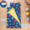 Toddler nap mat with Removable Pillow and Fleece Blanket for Boys and Girls Dinosaur Thickened nap mats for Preschool Daycare 3