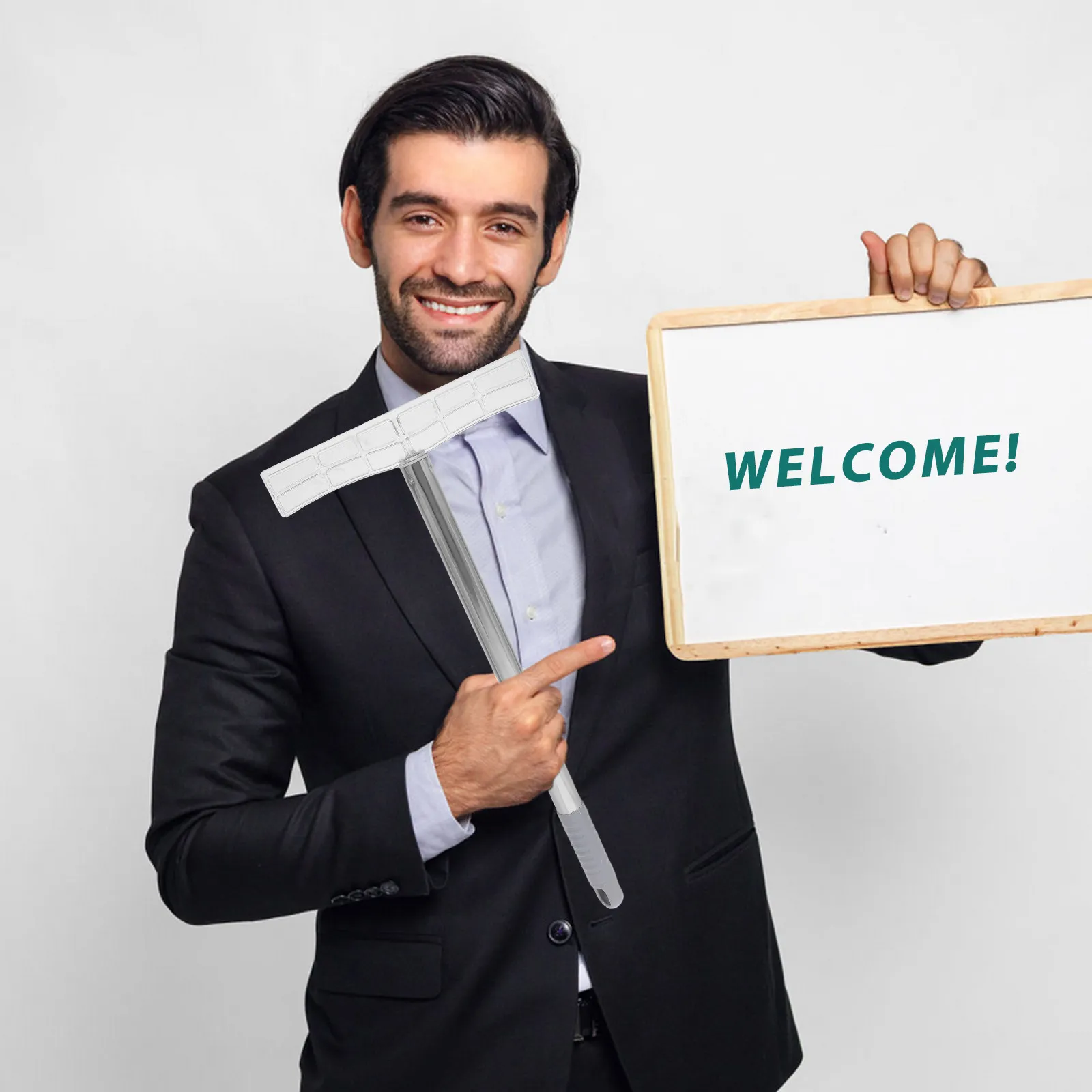 2개 다용도 휴대용 표지판 홀더 폴, 내후성, 빠른 조립, 선거, 대중 연설, 투어 가이드용