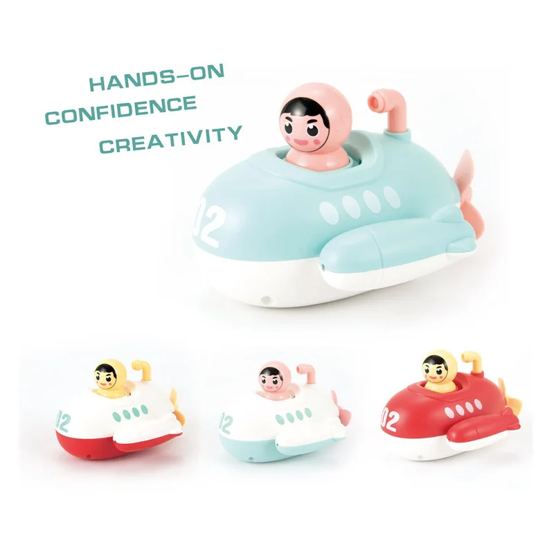 

Splash Submarine Baby Bath Toy Toddler Bath Toys Clockwork Baby Bath Toy Splash Swimming Bath Toy Toys for Baby 0 To 3 Year
