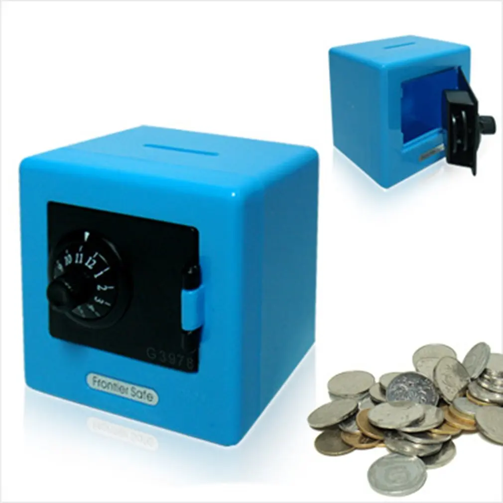 Cartoon Mini Coin Box Toy for Boys Girls Creative Secure Case Piggy Bank Children Gift Passward Deposit Box Educational Toys 3