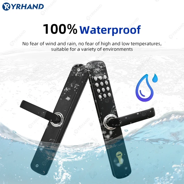 Serratura A Combinazione Meccanica - Senza Chiave, Impermeabile E Ignifuga, Per Porte Spesse 30-60mm - Foto 8