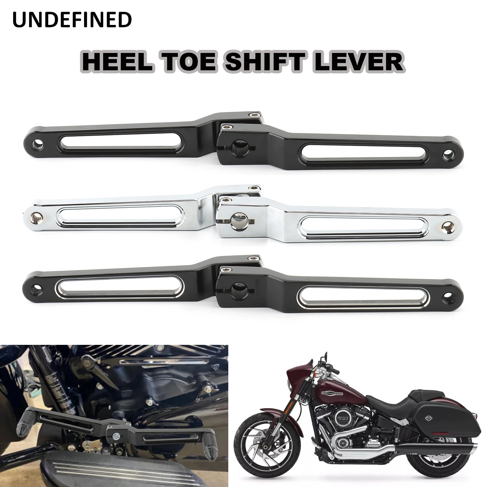 

Motorcycle Heel Toe Shift Lever Gear Shifter Pegs For Harley Touring Road King Street Electra Glide Softail FL Trike Freewheeler