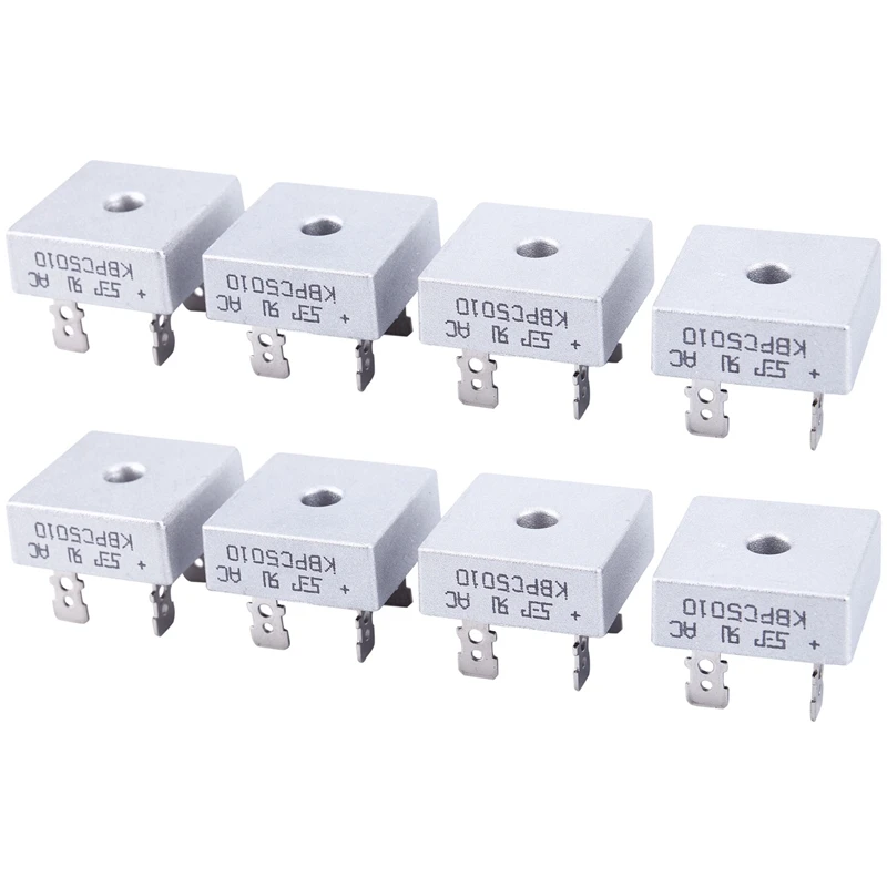 

8X 50A 1000V Metal Case Single Phases Diode Bridge Rectifier KBPC5010