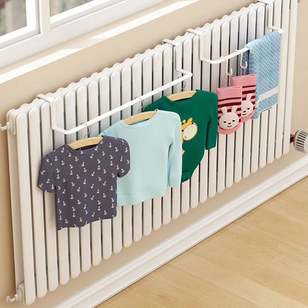 Radiator Towel Rail Heating Radiator Hanging Rack Drying Rack Clothes Drying Kitchen Accessories Hook