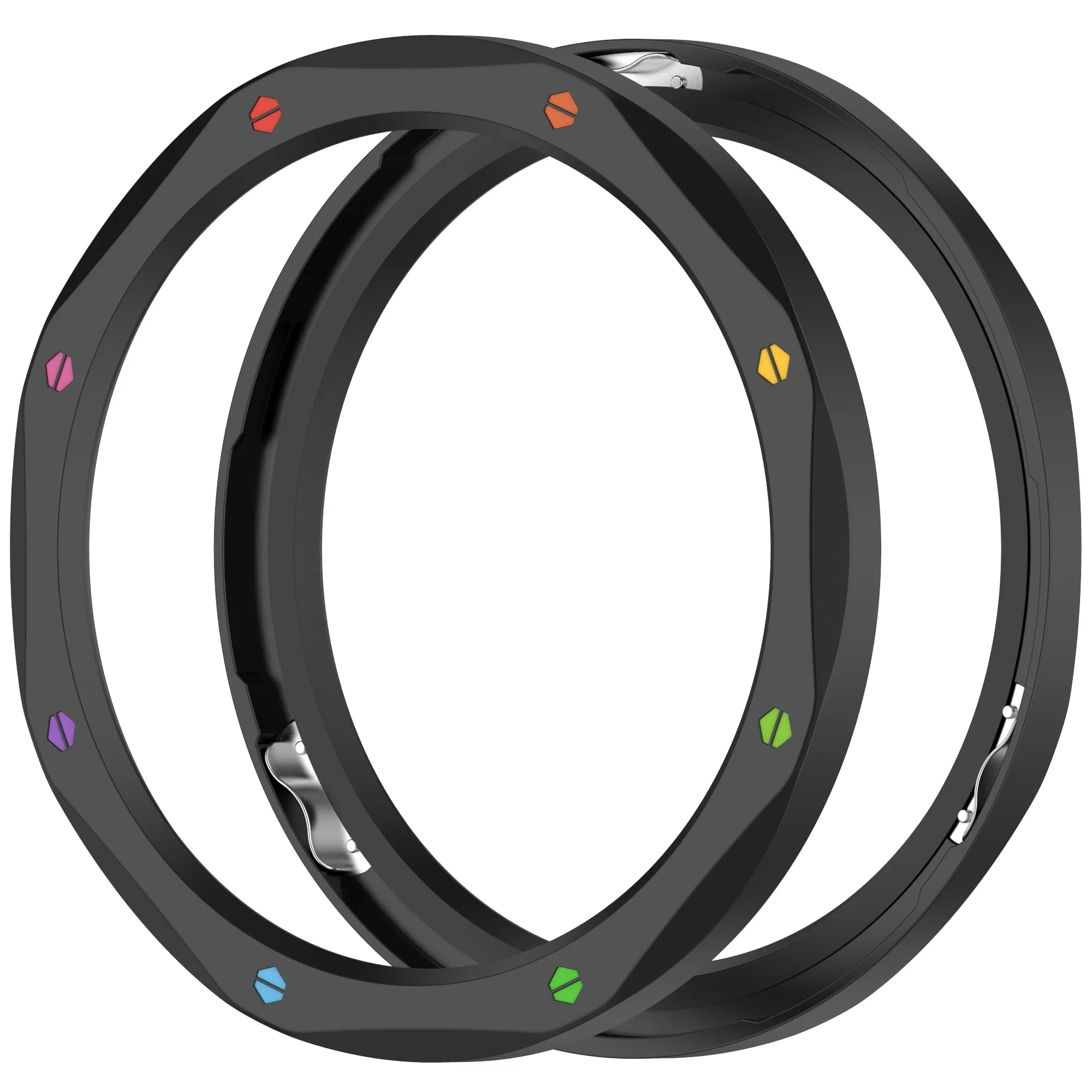Sleek Metal Bezel Ring Case with Protective Film