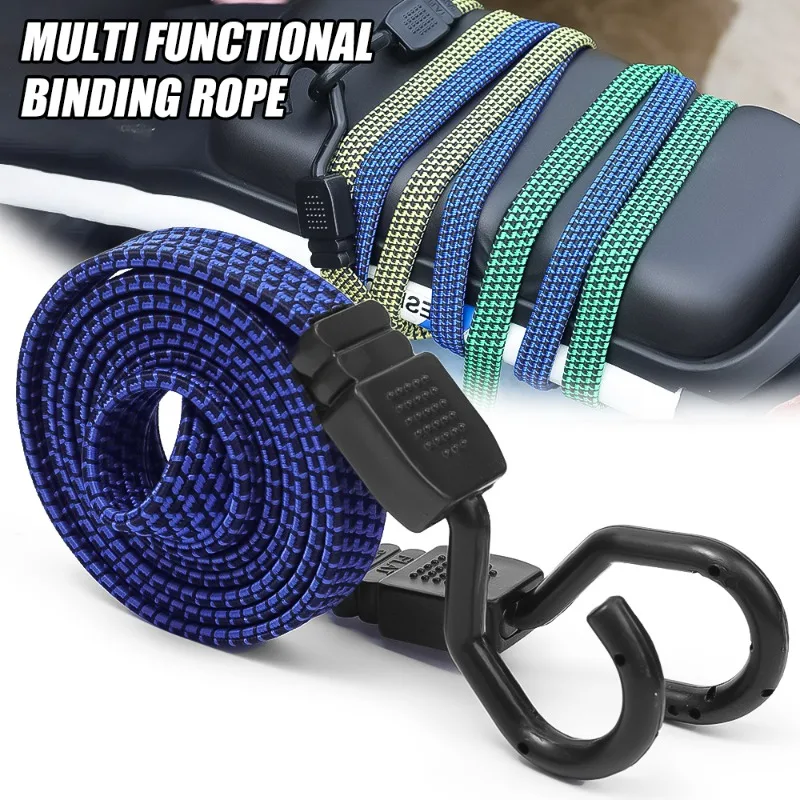Elastic Rubber Luggage Strap Wear-resistant Bicycle Luggage Rope Cycling Elastic Multifunctional Handcart Cargo Binding Strap