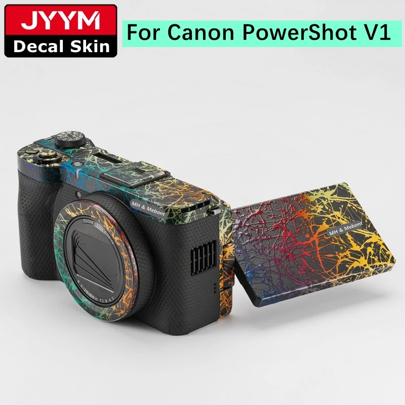 Customized Sticker For Canon PowerShot V1 Decal Skin Camera Vinyl Wrap ...