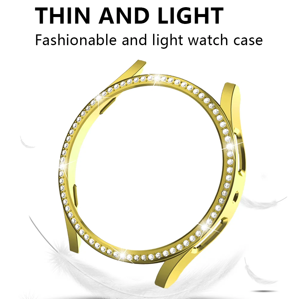 Diamond Electroplate Watch Case – Hollow Protector for 40mm and 44mm Watches