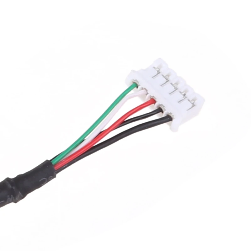 ASHATA Cavo Per Mouse USB Di Ricambio 2,2 Metri - Cavo Intrecciato Per Naga 2014, Connettore Placcato Oro, Nero