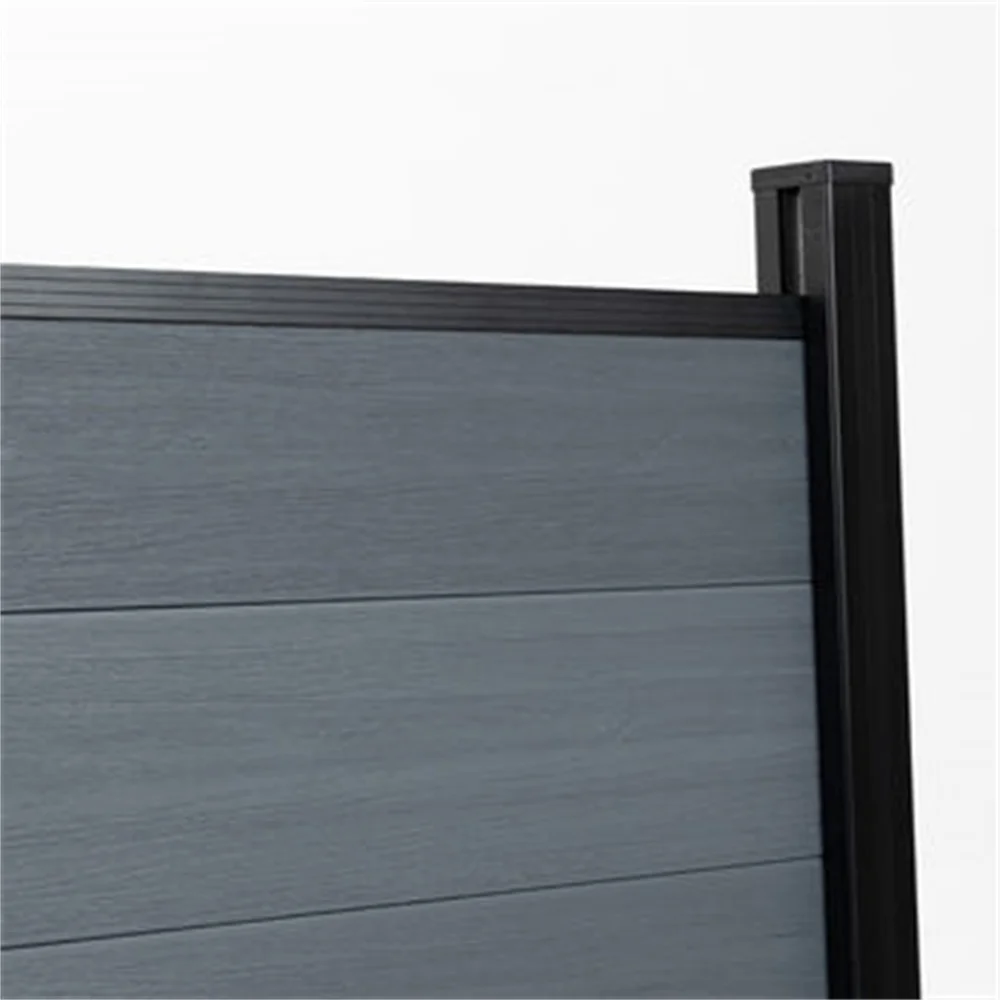 High Quality Light Grey No Maintenance Required Water Resistant Artificial Wpc Fence composite wood Plastic Panel
