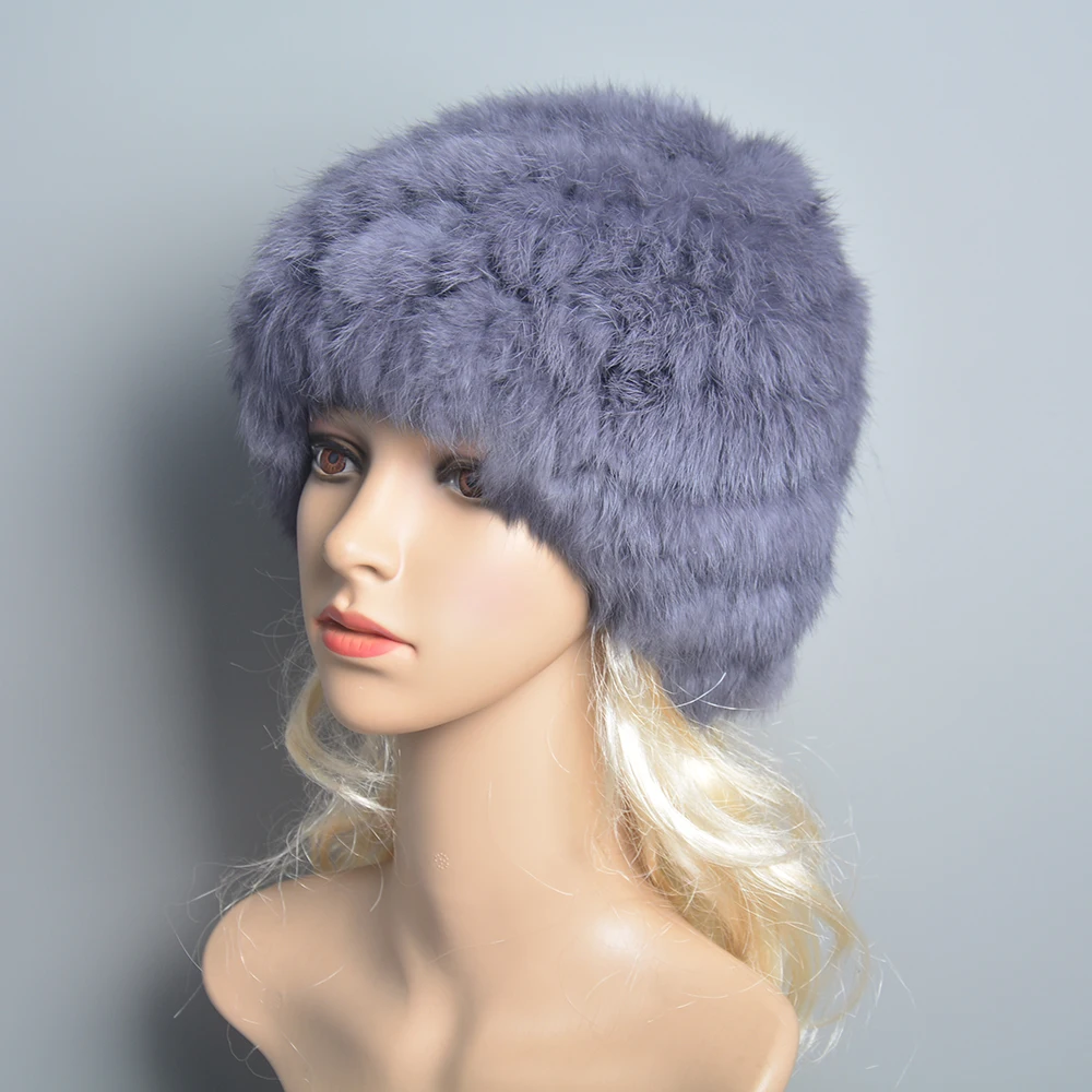 rabbit fur female russian hat