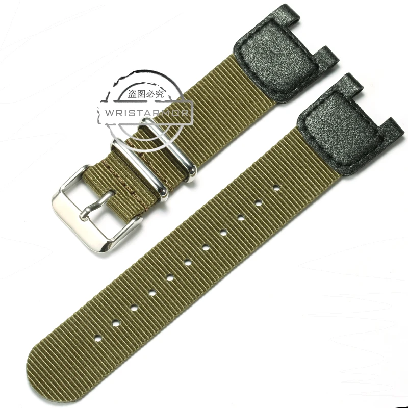 Premium Nylon Leather Watch Strap - Men's Sport Watch Accessory Replacement
