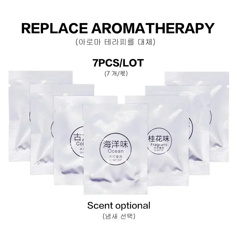 7pcs Car Air Freshener Supplement Solid Fragrance Scent Air Outlet Perfume Refill Tablets Ocean Lemon Lavender Fillers