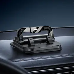 360° Rotatable Dashboard Phone Mount with Temporary Parking Card (Black)