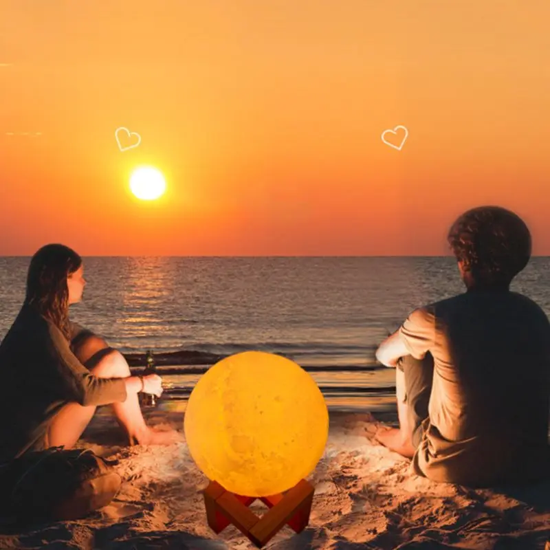 

Moon Light Humidifier Moon Lamp with Stand Cool Mist Humidifier Ajustable Brightness USB Charging Decorative