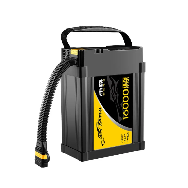 

TATTU ACE 44.4V 16000mAh 15C 12S with AS150 plug Lithium Polymer Rechargeable Battery lipo battery for DIY RC UAV Drone