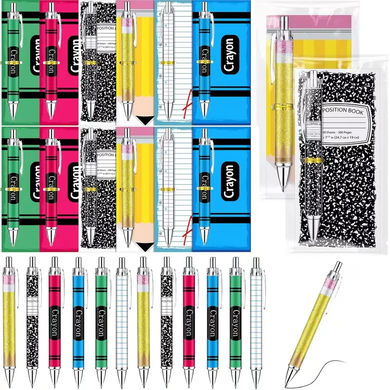 Graduation & Teacher Gift Stationery Set – Ballpoint Pens, Bookmarks, Cable Ties, and Gift Bags