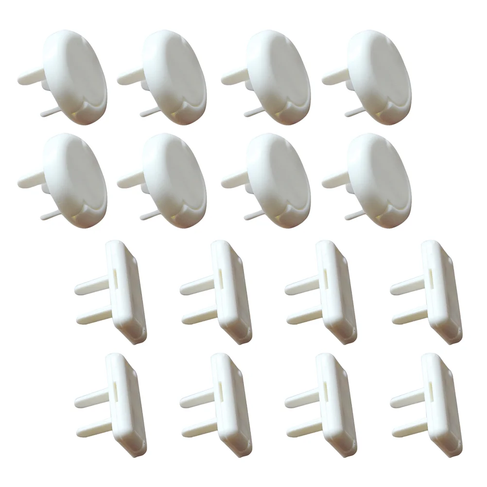 Kit Socket Protection Cover Child Proof Outlet Baby Electrical Protector Corner White Plug