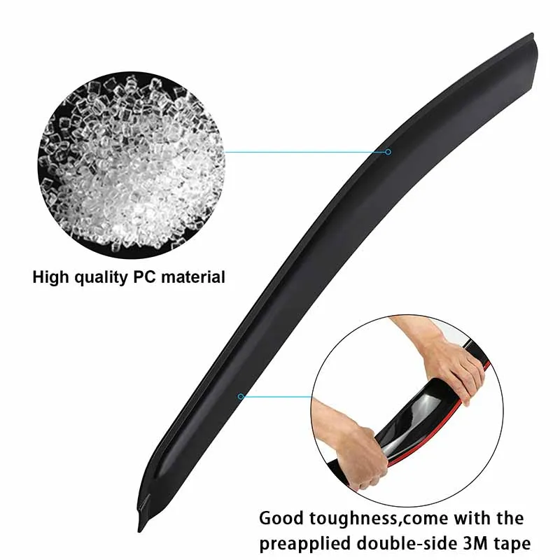 Ford Ranger T9 Window Visors 2