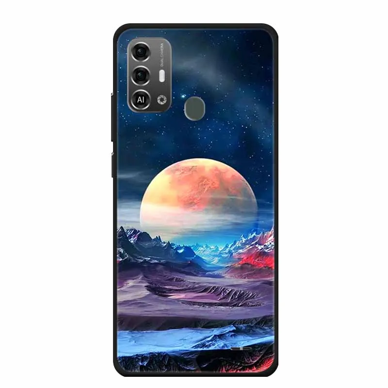 Lovely Soft TPU Painted Cat Silicone Cover - Protective Phone Case Accessory