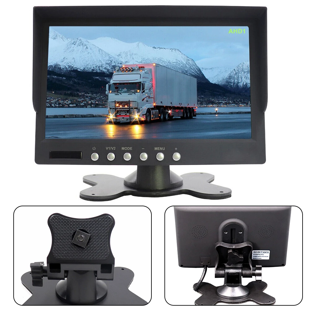 

Car 7/9in Stand Holder Mount Bracket Monitor Screen Display Stand Universal Car Accessories Black ABS Tablet Car Holder Stand