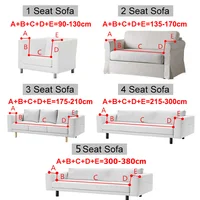New Elastic Sofa Cover For Living Room Jacquard Stretch  Slipcovers  Corner Couch Covers 1/2/3/4/5Seater L Shaped Free Shopping 2