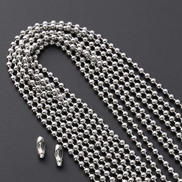 1 Set Ceiling Pull Chain with Connector Beaded Pull Chain