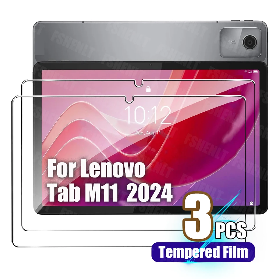 Vetro Temperato MEMELOKA Per Lenovo Tab M11 / Yoga Tab / Tab K11 (2024) – 2 Pezzi, 9H, Anti-impronta