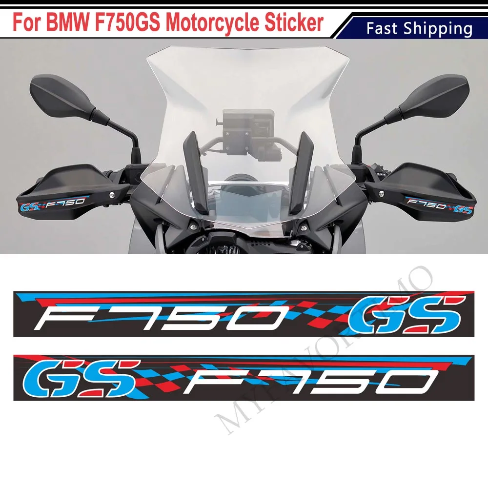 For BMW F750GS F750 GS Motorcycle Sticker Wind Deflector Shield Hand Grip Handle Guards Handguard Decal