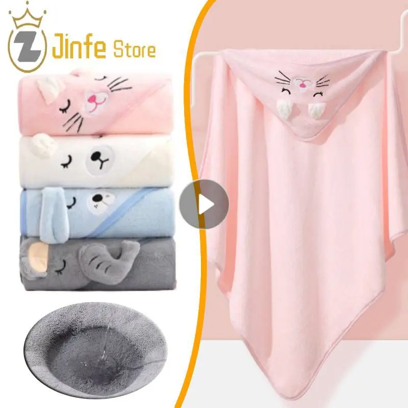 

Toddler Baby Hooded Towels Newborn Kids Bathrobe Super Soft Bath Towel Blanket Warm Sleeping Swaddle Wrap for Infant Boys Girls