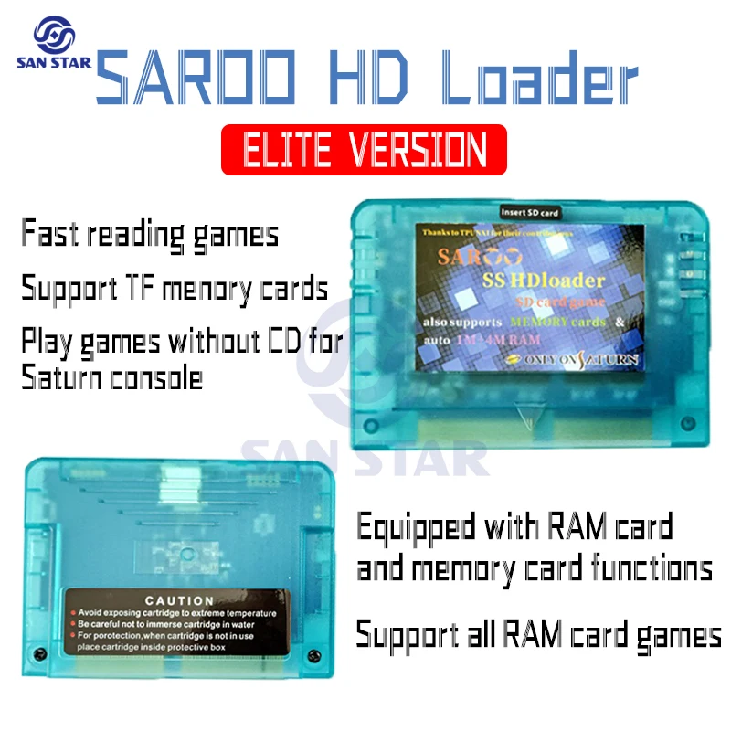 セガサターン SAROO バージョン1.35 SDカード付き ディスクレス セガサターン SAROO バージョン1.35 SDカード付き ディスクレス