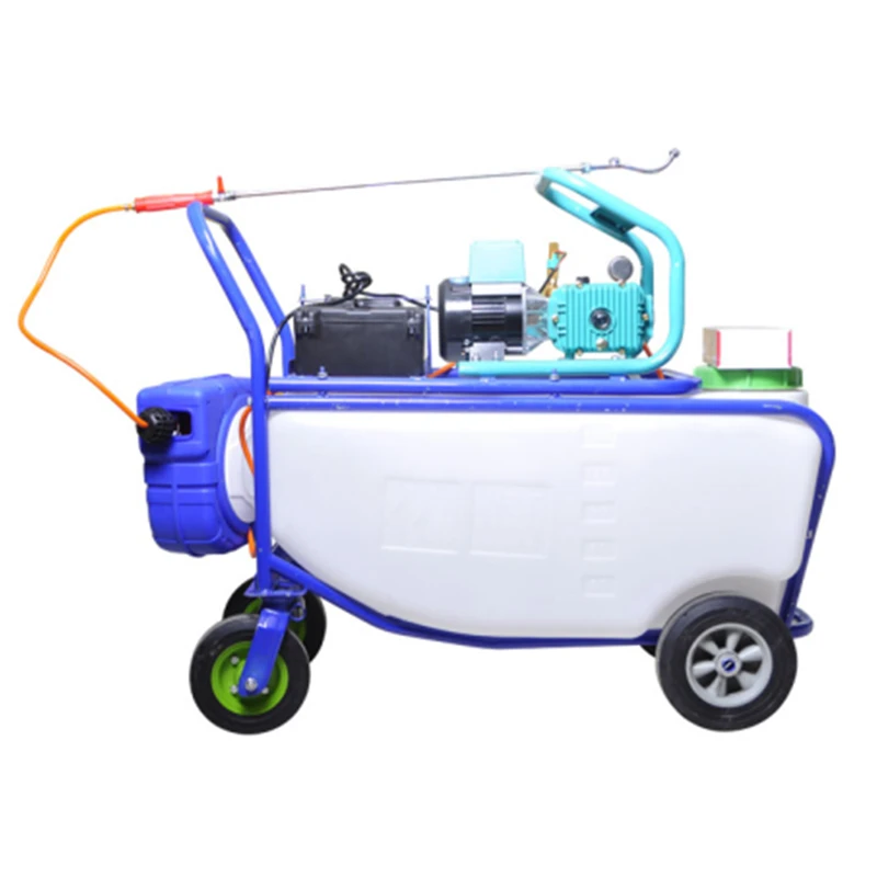 

Trolley-type sprayer garden agricultural high-pressure automatic sprayer hand-push sterilizer electric medicine sprayer gasoline