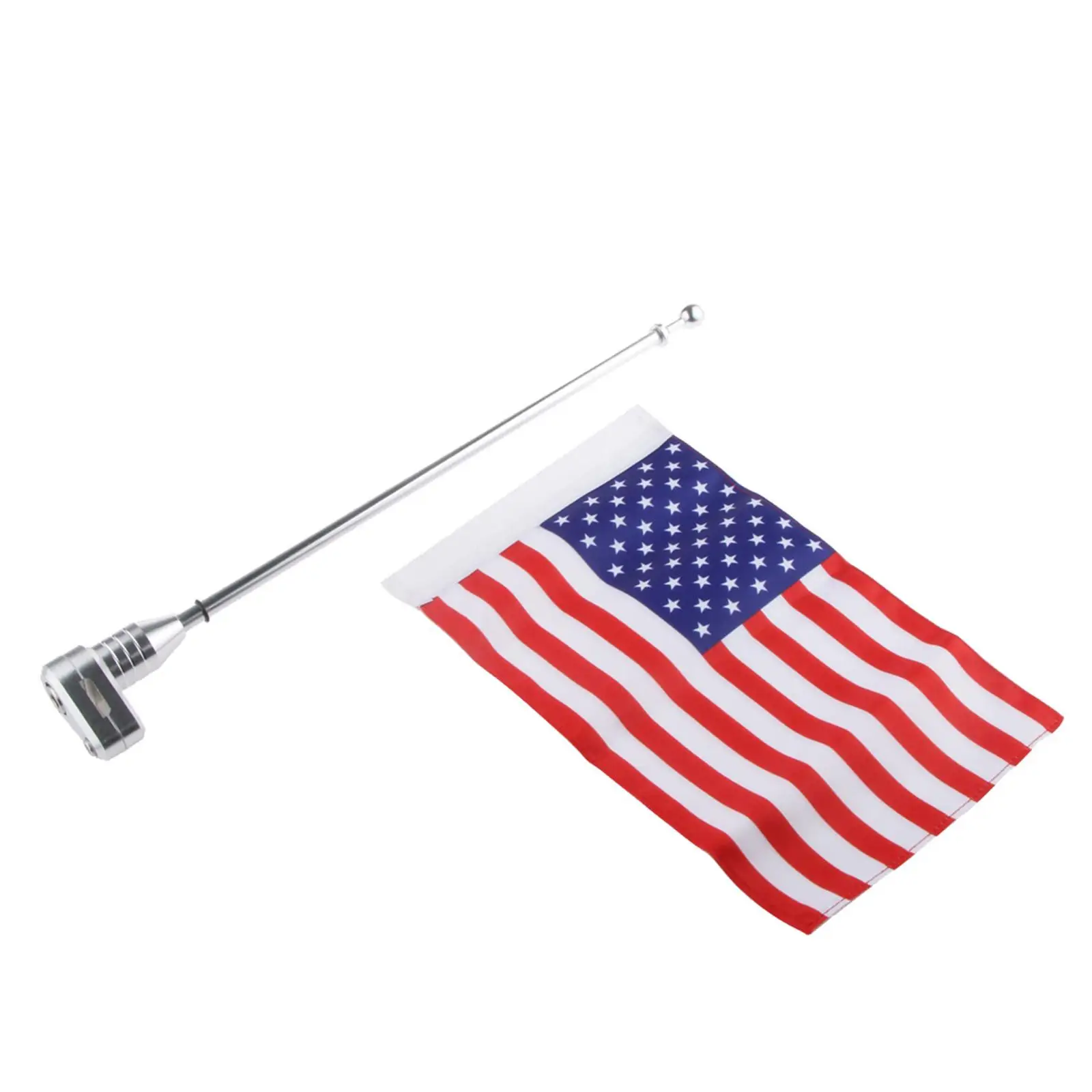 

Motorcycle American Flag Pole Luggage Rack for Honda