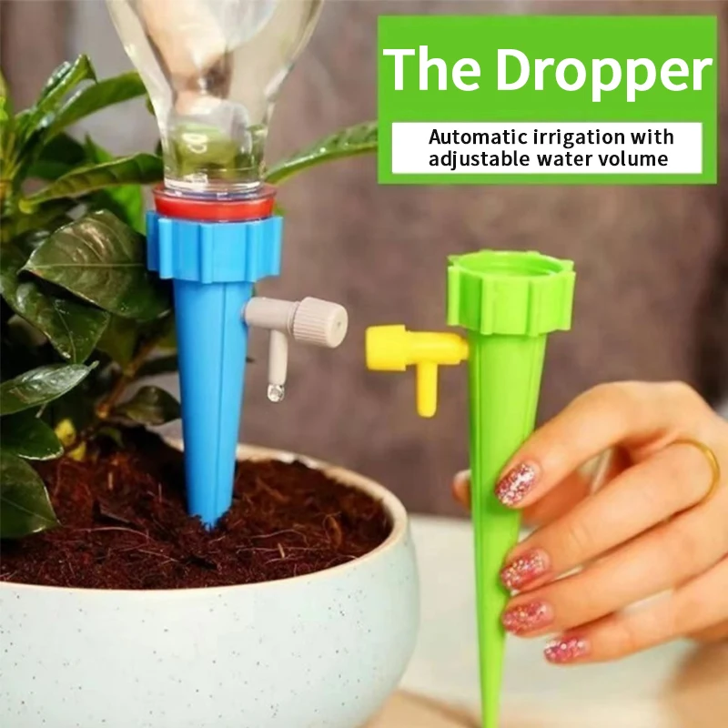 Automatic Watering Device Self-Watering Kits Adjustable Control Tools for Plants Flowers Waterer Watering Device Gadgets - 2