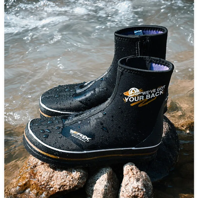 Fly Fishing Shoes Felt Sole with Nails Anti Slip Climbing Hunting Sea
