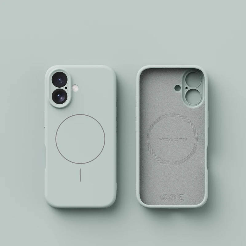 Weiche magnetische Silikon-Handyhülle für APPLE IPhone Air 11, 12, 13, 14, 15, 16, 17, Pro Max, schlanke Schutzhülle auf der Rückseite – Detail 13