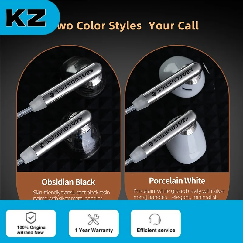 Auricolari KZ Duet Dual Dynamic Driver Units Auricolari cablati in-ear_voghion.com