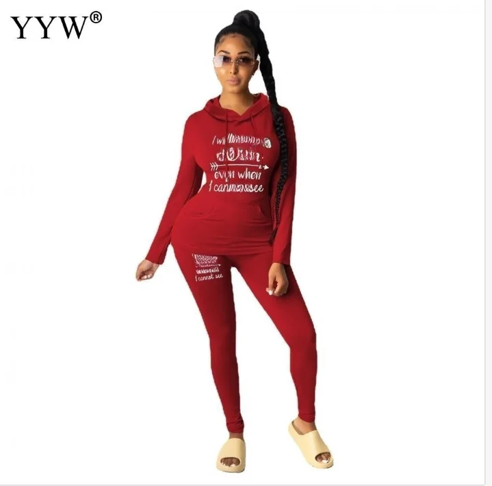 Spring Summer Women Tracksuits 2 Piece Set Hoodies Pants Letter Printed Sportswear Suits Ladies Girls Jogging Hoodie Sets Hoody